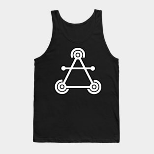 Air, Alchemical Symbol Design White Tank Top